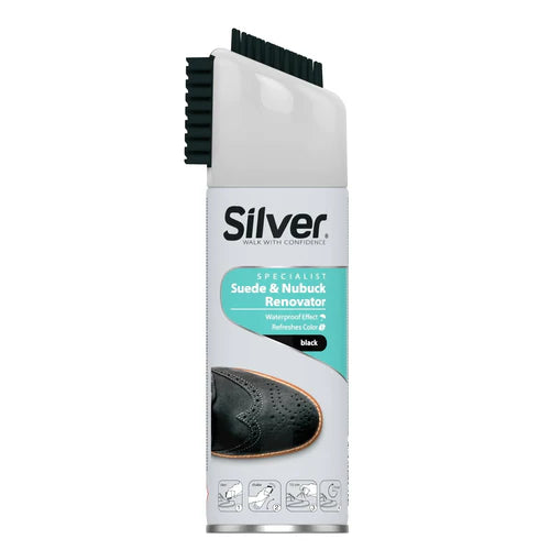 Spray Restaurare piele Nubuc/Caprioara silver , Neutru/Negru
